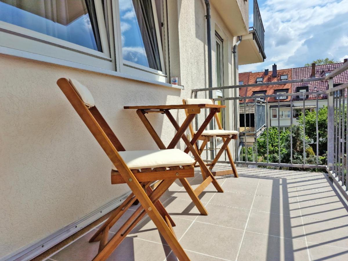 Happyside O Free Park O Balkon O Nespresso O Wlan Leilighet Leipzig Eksteriør bilde